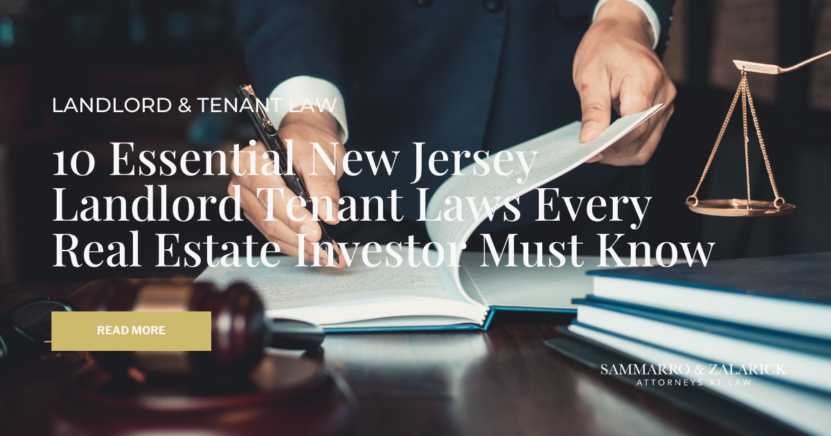 10 Essential New Jersey Landlord Tenant Laws